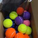 Tennis Balls, 20 Pack Training Tennis Balls,High Elasticity Practice Tennis for Beginner, Exercise Playing Balls for Pet Dog (Multicolour)