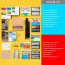 MEEDEN 142 PCS Painting Kit: Art Supplies with Aluminum & Tabletop Easel