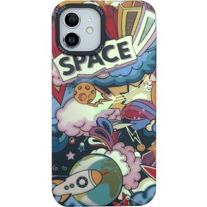 for iPhone 11 Cute Case, Cool Cartoon Astronaut Space Moon Rocket Laser Glitter Bling Design Stylish IMD Bumper Shockproof Anti-Slip Protector Fashion Case (Rocket, iPhone 11) for iPhone 11 Cute Case, Cool Cartoon Astronaut Space Moon Rocket Laser Glitter Bling Design Stylish IMD Bumper Shockproof Anti-Slip Protector Fashion Case (Rocket, iPhone 11)