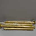 Gold Shower Curtain Rod 31-79 Inches Non-Slip Shower Rod Tension Mounted No Drill Shower Curtain Rods Spring Tension Rod Adjustable Tension Curtain Rod for Windows Bathroom