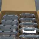 M MCIRCO 10-Pack,30 Oz Glass Meal Prep Containers 2 Compartments Airtight Lunch Bento Boxes with Lids, Glass Food Storage Containers, Microwave, Oven, Freezer and Dishwasher