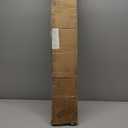 AmazonBasics Sliding Barn Door Hardware Kit, 6.6 Foot, J Shape, Black 1/2 