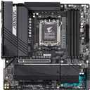 GIGABYTE B650M AORUS Elite AX AMD AM5 mATX Motherboard, Support Ryzen 9000/8000/7000 Series, DDR5, 12+2+2 Power Phase, PCIe 5.0 M.2, USB-C 3.2 Gen 2, WIFI6E, 2.5GbE, EZ-Latch, Q-Flash, RGB Fusion