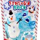 Creativity for Kids Sensory Pack: Winter - Toddler Christmas Crafts, Holiday Crafts for Kids, Sensory Toys for Toddlers 3-4+, Travel Toys and Stocking Stuffers for Kids, Set of 2