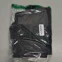 ACCUMTEK Non Slip Bath Mat, Thin Bathroom Rugs Fit Under Door, Quick Dry Bath Mats, Machine Washable Bath Rugs for Bathroom, Bathtub & Kitchen, Bathtub & Kitchen, Black/Solid/32 x20