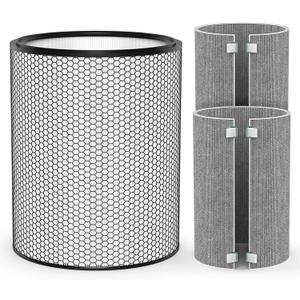BP03 Replacement Air Filter Set Compatible with Dyson BP03 BP04 BP06 Air Purifier Big+Quiet Formaldehyde Extra Large, 1*HEPA + 2 Carbon Filter, Part# 972132-01 & 972133-02