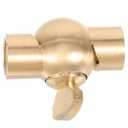jojofuny Bathroom Ceiling Light Adapter M10 Thread Socket Extender for Wall Lamp Accessories 180 Swivel