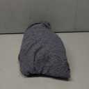 HFCNMY Stretch Knitted Jacquard Thick Washable Storage Ottoman Slipcover Foot Stool Cover with Elastic Bottom Blue Medium