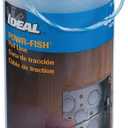 Ideal 31-348 Powr-Fish Pull Line, 500 ft and 210 lb Tensile Strength | 500 Feet of Heavy Duty Fiber Polyline, 210lb Tensile Strength Conduit Wire Pulling Line with Easy-Dispense Canister