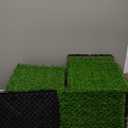 XLX TURF Artificial Grass Turf Tiles Interlocking Set 36 Pieces, Square Fake Grass Tiles Self-draining for Pet Indoor/Outdoor Flooring Decor, 12"x12", 8 Buckle Systerm