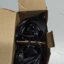 SUNVIE 2 Pack Up Lights Indoor Floor Can Light Uplighting Indoor Spotlight with 2700K GU10 Bulb Accent Lighting Floor Uplighting for Home Plant Picture, UL Listed 5.9 FT Plug Cord & Foot Switch (Black)