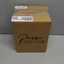 Putuo Decor Christmas Metal Bucket, 5-Piece Set - Galvanized Tin Party Buckets for Centerpiece Decoration, 9 in