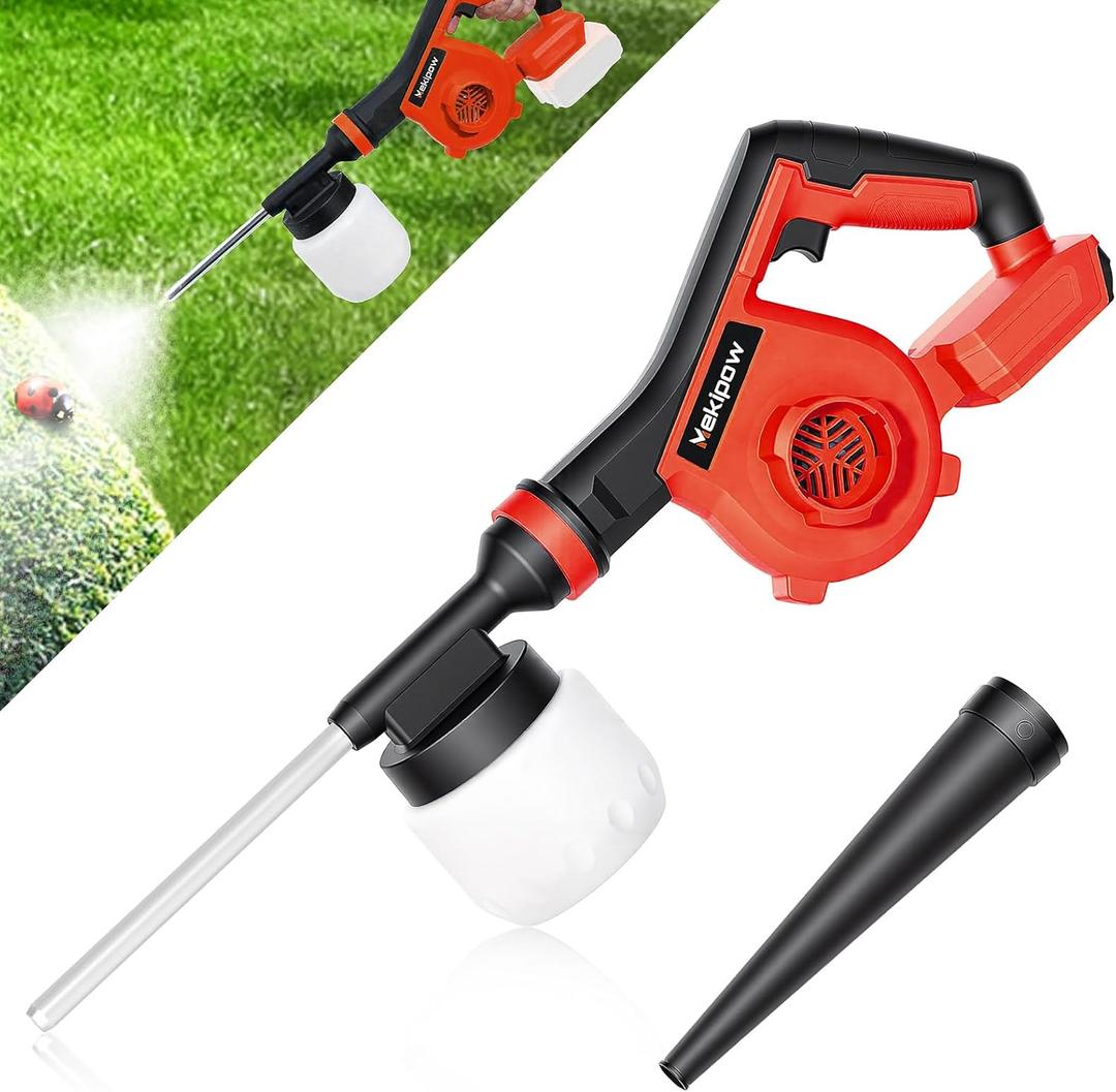 Electric Diatomaceous Earth Duster Compatible for Milwaukee 18V Battery, Garden Dust Applicator with 800mL CapacityVariable Speed, 2 in 1 Diatomaceous Earth Spray & Vacuum Cleaner (NO Battery)