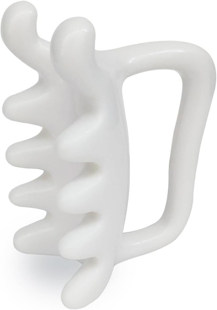 Fascia Massage Tool Blaster for Cellulite Lymphatic Drainage, Myofascial Release Tool, Trigger Points Massager, Muscle Soreness Relief for Body Neck Back Leg White