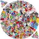 NICEVINYL Iron on Patches for Clothing: 100Pcs Random Assorted Styles Funny Patch Repair Embroidered Appliques for Clothes Sew on/Iron on Jackets Backpacks Hat Dress Fabric for DIY Accessories