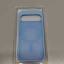 for Google Pixel 10/10 Pro Case, Compatible with MagSafe, Magnetic Translucent Matte Slim Protective Cover with 1 Screen Protector - Military-Grade Drop Protection (Light Blue)