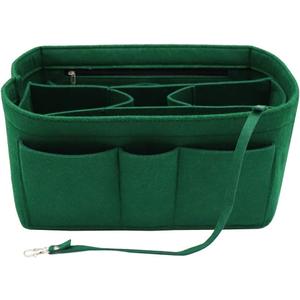 LEXSION Felt Insert Bag Organizer Bag In Bag For Handbag Purse Organizer Fits Speedy Neverful (Green)