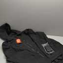 Heated Jacket for Men with Btter Pack, Winter Outdoor Soft Shell Electric Heating Coat with Detachable Hood (Medium, Black)