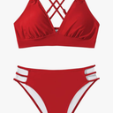 Bikinis Women Plus Size High Waist Hot Bathing Suits Push Up Swimsuits 2 Piece Swimwear Busty Beachwear Thong Bikini XL