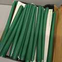 Green Taper Candles, Set of 24 Unscented and Smokeless 10 Inch Taper Candles Long Burning, Paraffin Wax with Cotton Wicks for Burning Approxinately 7-8 Hours Time