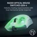 Razer Viper V4 Pro Wireless Esports Gaming Mouse 50g Ultra Lightweight, Fast & Precise, 50K DPI Optical Sensor, 8K Polling, Gen-4 Optical Switches, Scroll Wheel, USB-C Charging, for PC & Mac White