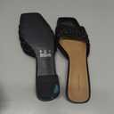 Amazon Essentials Women's Mini Heel Mule Sandals (9, Black Cane Weave)