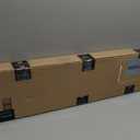 Donox Frosted Glass Window Film Heat Control UV Blocking, Static Cling Reusable Home Bathroom Door Window Privacy Film, Green Leaf Pattern Window Covering with Installation Tool, 35.4 in x 6.5 feet