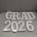 Graduation Decorations 2026 Deals-8 LED Long Marquee Light Up Letters 'Grad 2026' - Graduation Party Decor for Kindergarten Preschool High School College Graduation