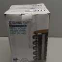 Revolving Spice Rack Set with 20 Spice Jars, Kitchen Spice Tower Organizer for Countertop or Cabinet -- Carousel Storage Includes 386 Spice Labels -- Desktop Rotating Seasoning Organizer (Wood)