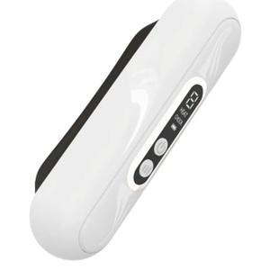 Heated Gua Sha Scraping Massage Tool by TheraStone mini; Skin Scraping Stone with Heat & Vibration, with Bian Stone,Soft-Tissue Massage, Improve Blood Circulation, Relieve Pain, Anti-Aging (White)