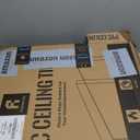 Smooth White Drop Ceiling Tile 2ft x 2ft, Ceiling Panel 24 x 24in  Waterproof, Washable and Fire-Rated to Prevent Breakage- Cover 48 Sq. Ft-Package of 12 Tiles