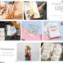 5 x Cellophane Bags 2x3 Inches Clear Self Adhesive Cellophane Bags Adhesive Resealable Plastic Poly Cellophane Treat Bag for Earrings Candy Jewelry Gifts Decorative Favor