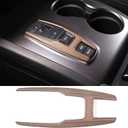 Gear Shift Button Frame Trim for Honda Pilot 2016-2022/ Ridgeline 2020-2023/ Passport 2019-2023, ABS Material Car Gear Shifter Button Panel Cover Decoration Accessories (Pear Wood Grain)
