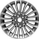 18inch Single 18x8 Machined Charcoal Wheel Rims Fit for Ford Fusion 2017 2018 OEM Design Replacement Rim