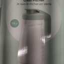 Momcozy Glass Breast Milk Pitcher, Formula Breastmilk Storage Container, Heat & Cold Resistant, No Leak Pitcher for Breastmilk with Wide Mouth, Fast Baby Formula Maker, 48OZ, 1 Count (Green)