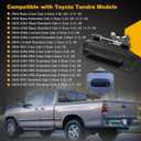 Gledewen Tailgate Handle Liftgate Latch Handle with Keyhole | for 2000-2006 Toyota Tundra | Replaces# 69090-0C010 69090-0C030-C0
