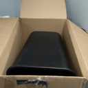 Winco 15 1/4" Black Plastic Waste Basket