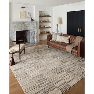 Loloi Darby Collection DAR-01 Charcoal/Sand 9'-2" x 13' Area Rug 