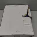 Snow Shovel for Driveway Car Garage, 48 Inch Snow Removal with D-Grip Handle Aluminum Strip, Ergonomic Heavy Duty Snow Shovel for Home Garden Outdoor, Blue