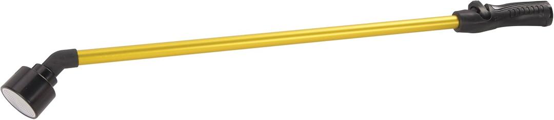 Dramm One Touch Rain Wand Watering Wand 30 Inch Garden Watering Wand with Thumb Control Valve Gentle Shower Spray for Plants, Flower Beds & Hanging Baskets Yellow