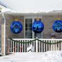 2 Pcs 24 Inch Giant Inflatable Christmas Balls,Large Outdoor Inflatable Christmas Balls for Yards, Lawns, Porches, Gardens, Front Doors or Windows Christmas Decorated