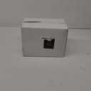 U-QE 100 Pieces Ivory Plastic Plates for Party - Ivory Disposable Plastic Plates - Heavy Duty Disposable Platos Including 50 Dinner 10 '' & 50 Dessert 7.5 '' for Christmas