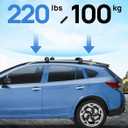 300lbs Lockable Roof Rack Cross Bars Fit for Subaru Crosstrek 2018-2023/ Impreza 2017-2023 with Side Rails, Aluminum Roof Rails Crossbar for Rooftop Cargo Bars Luggage Kayak Bike Racks