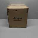 Aveyas 10 inch Ceramic Plant Pot with Drainage Hole and Saucer - Suitable for Indoor and Outdoor Use, Modern Planters for House Garden Flower Tree Snake Monstera Plants (10", Glossy Black)