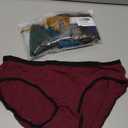 YADIFEN 5 Pack Cotton Underwear for Women Hipster Panties Low Briefs Bikini Underwears, Large
