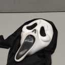 Halloween Mask Natural Latex Scary Skull Mask Horror Full Head Masque Halloween Party Costume Cosplay Props (B)