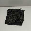 SOLY HUX Women's Faux Leather Strapless Crop Tube Tops Going Out Bandeau Shirts Rave Concert Outfit (Medium)