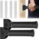 2 Pack Doorway Flip Assist Handle, Folding Grab Bar Wall Handles for Seniors - Safety Handrails for Steps - for The Elderly, Disabled, and People with Limited Mobility, Supports Up to 300 Pounds