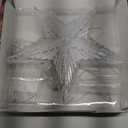 Christmas Tree Topper Star Warm White Light,Star Tree Topper for Christmas Tree Decoration Xmas Tree Topper with 30 LED Lights Battery and USB Powered 8.7 Inch