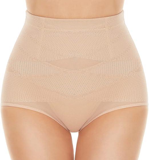 SIMIYA Tummy Control Shapewear for Women High Waisted Trainer Shaping Underwear Panties Girdle Stomach Compression Body Shaper Large